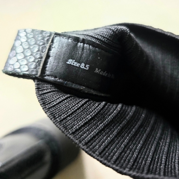 DOLCE VITA Hoven Boots Women's Black Platform Chelsea Lug Combat Size 8.5 NWT - Picture 12 of 12